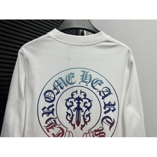 Replica Chrome Hearts T-Shirts Long Sleeved For Unisex #1266118 $52.00 USD for Wholesale