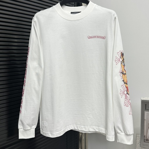 Replica Chrome Hearts T-Shirts Long Sleeved For Unisex #1266123, $52.00 USD, [ITEM#1266123], Replica Chrome Hearts T-Shirts outlet from China