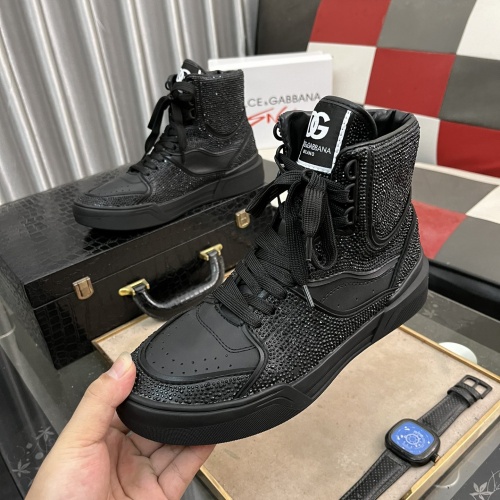 Replica Dolce &amp; Gabbana D&amp;G High Top Shoes For Men #1266296, $98.00 USD, [ITEM#1266296], Replica Dolce &amp; Gabbana D&amp;G High Top Shoes outlet from China