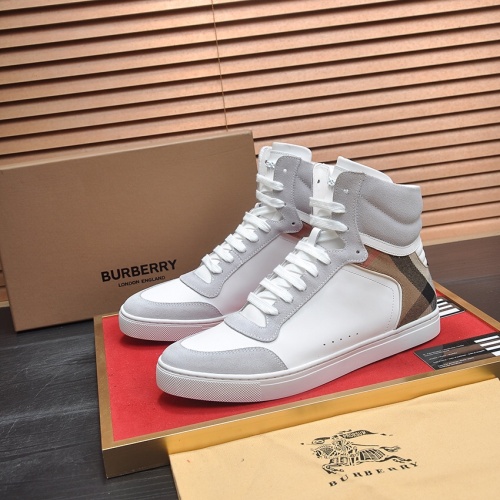 Replica Burberry High Tops Shoes For Men #1266346, $98.00 USD, [ITEM#1266346], Replica Burberry High Tops Shoes outlet from China