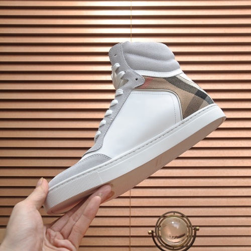 Replica Burberry High Tops Shoes For Men #1266346 $98.00 USD for Wholesale