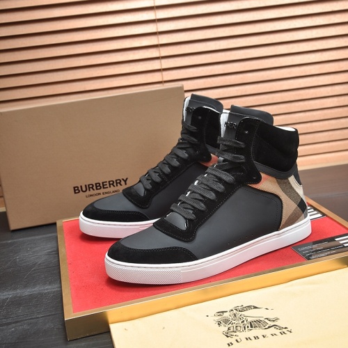 Replica Burberry High Tops Shoes For Men #1266347, $98.00 USD, [ITEM#1266347], Replica Burberry High Tops Shoes outlet from China