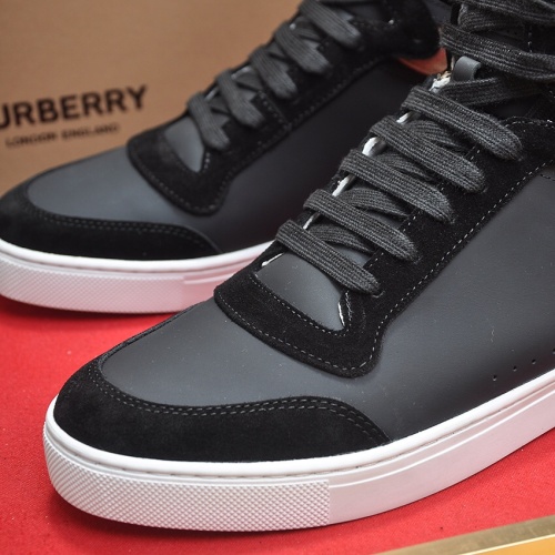 Replica Burberry High Tops Shoes For Men #1266347 $98.00 USD for Wholesale