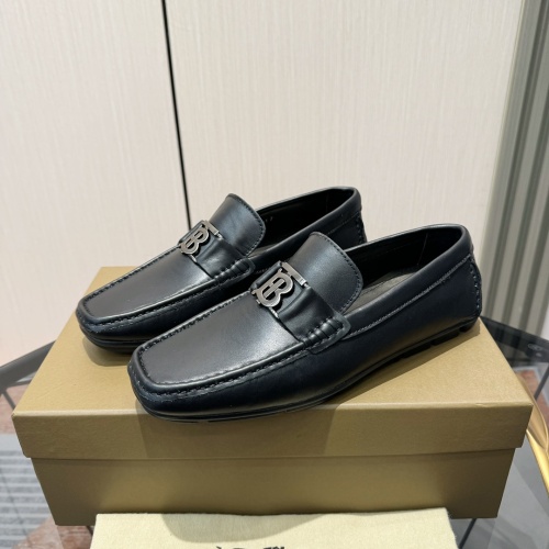 Replica Burberry Leather Shoes For Men #1266398, $98.00 USD, [ITEM#1266398], Replica Burberry Leather Shoes outlet from China