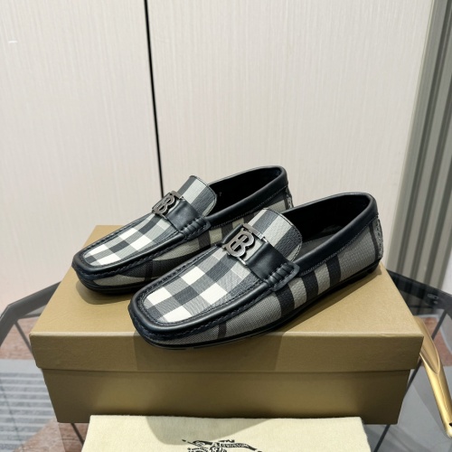 Replica Burberry Leather Shoes For Men #1266400, $98.00 USD, [ITEM#1266400], Replica Burberry Leather Shoes outlet from China