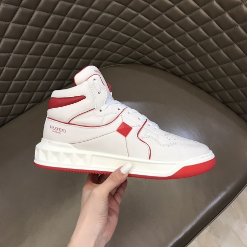 Replica Valentino High Tops Shoes For Men #1266489 $96.00 USD for Wholesale