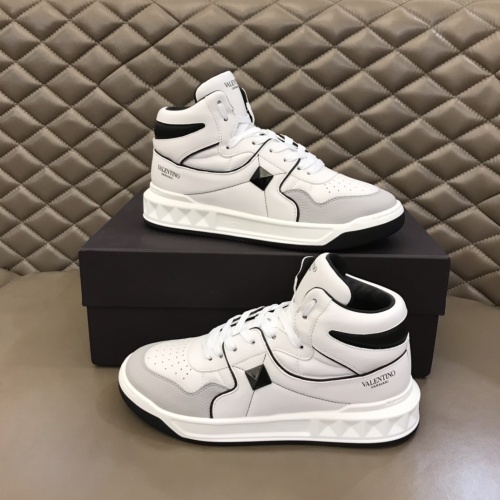 Replica Valentino High Tops Shoes For Men #1266490, $96.00 USD, [ITEM#1266490], Replica Valentino High Tops Shoes outlet from China