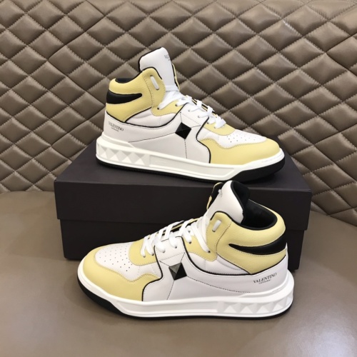 Replica Valentino High Tops Shoes For Men #1266492, $96.00 USD, [ITEM#1266492], Replica Valentino High Tops Shoes outlet from China