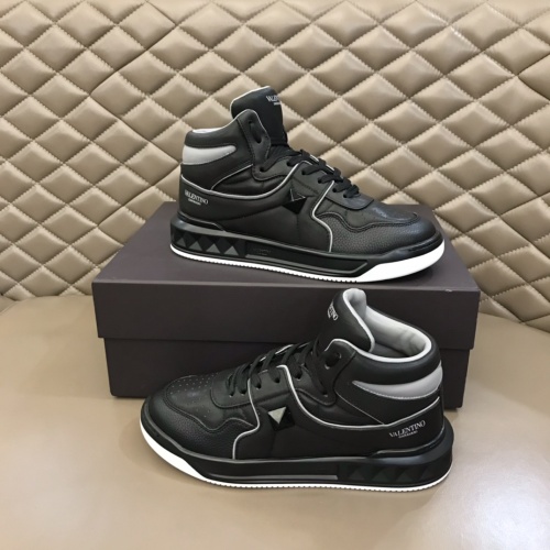 Replica Valentino High Tops Shoes For Men #1266494, $96.00 USD, [ITEM#1266494], Replica Valentino High Tops Shoes outlet from China