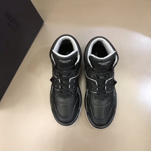 Replica Valentino High Tops Shoes For Men #1266494 $96.00 USD for Wholesale