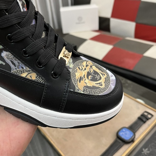 Replica Versace High Tops Shoes For Men #1266549 $80.00 USD for Wholesale