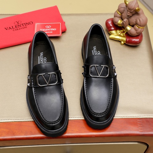 Replica Valentino Leather Shoes For Men #1266606, $98.00 USD, [ITEM#1266606], Replica Valentino Leather Shoes outlet from China