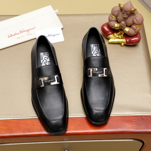 Replica Salvatore Ferragamo Leather Shoes For Men #1266609, $85.00 USD, [ITEM#1266609], Replica Salvatore Ferragamo Leather Shoes outlet from China