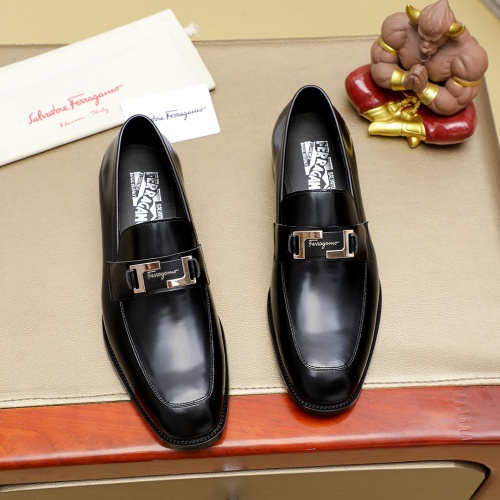 Replica Salvatore Ferragamo Leather Shoes For Men #1266610, $85.00 USD, [ITEM#1266610], Replica Salvatore Ferragamo Leather Shoes outlet from China