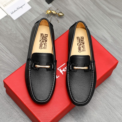 Replica Salvatore Ferragamo Leather Shoes For Men #1266616, $68.00 USD, [ITEM#1266616], Replica Salvatore Ferragamo Leather Shoes outlet from China