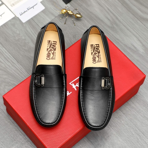 Replica Salvatore Ferragamo Leather Shoes For Men #1266618, $68.00 USD, [ITEM#1266618], Replica Salvatore Ferragamo Leather Shoes outlet from China