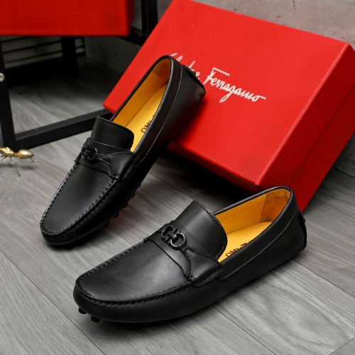 Replica Salvatore Ferragamo Leather Shoes For Men #1266624, $72.00 USD, [ITEM#1266624], Replica Salvatore Ferragamo Leather Shoes outlet from China