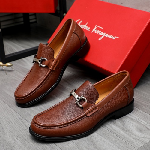 Replica Salvatore Ferragamo Leather Shoes For Men #1266628, $85.00 USD, [ITEM#1266628], Replica Salvatore Ferragamo Leather Shoes outlet from China