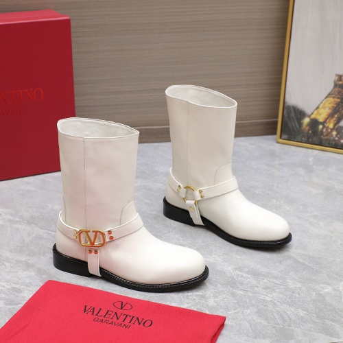 Replica Valentino Boots For Women #1266789, $150.00 USD, [ITEM#1266789], Replica Valentino Boots outlet from China