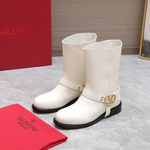 Replica Valentino Boots For Women #1266789 $150.00 USD for Wholesale