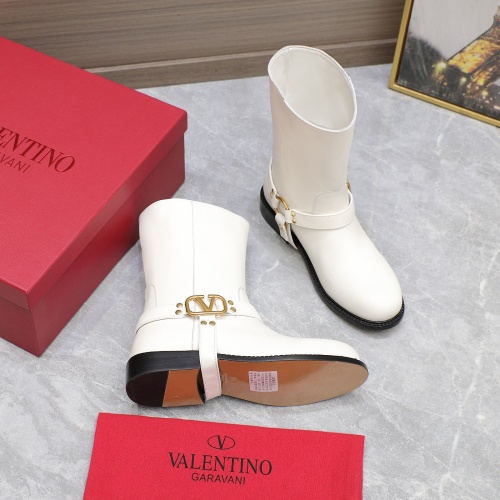 Replica Valentino Boots For Women #1266789 $150.00 USD for Wholesale