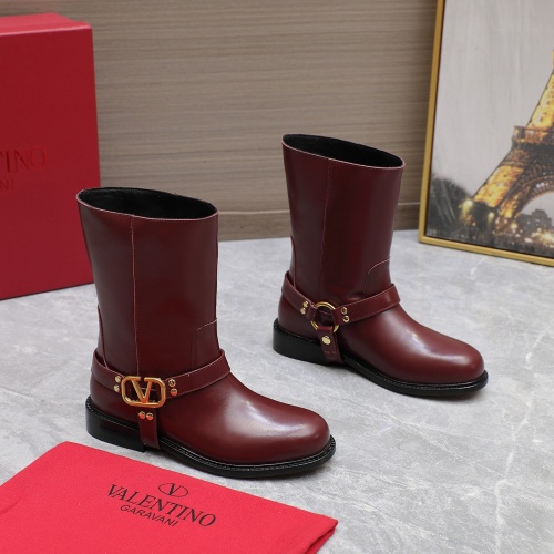 Replica Valentino Boots For Women #1266793, $150.00 USD, [ITEM#1266793], Replica Valentino Boots outlet from China