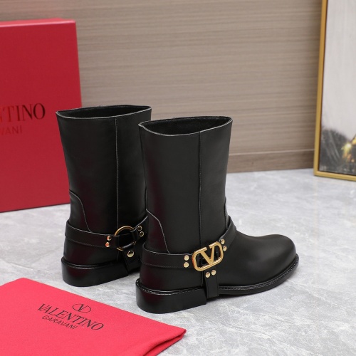 Replica Valentino Boots For Women #1266794 $150.00 USD for Wholesale