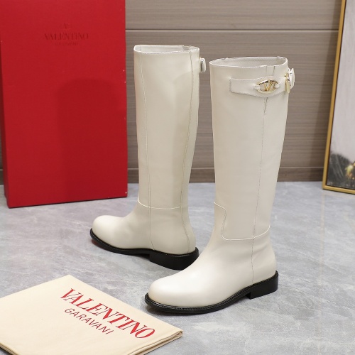 Replica Valentino Boots For Women #1266801 $185.00 USD for Wholesale