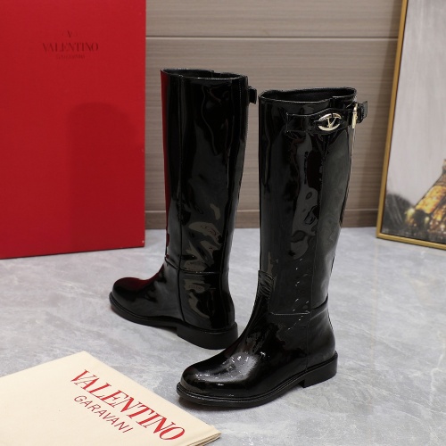 Replica Valentino Boots For Women #1266809 $185.00 USD for Wholesale