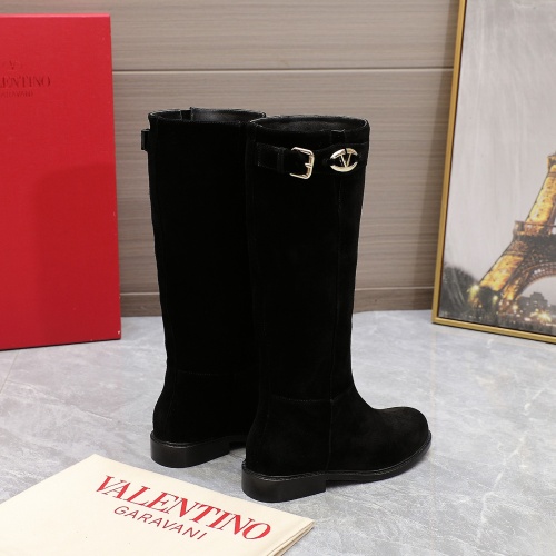 Replica Valentino Boots For Women #1266812 $185.00 USD for Wholesale