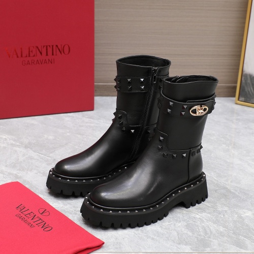 Replica Valentino Boots For Women #1266819, $140.00 USD, [ITEM#1266819], Replica Valentino Boots outlet from China