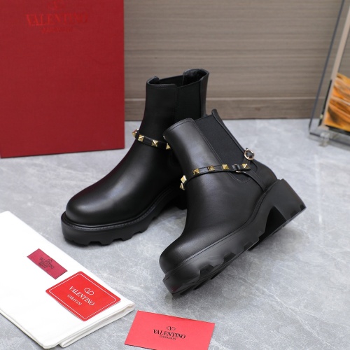 Replica Valentino Boots For Women #1266839 $130.00 USD for Wholesale