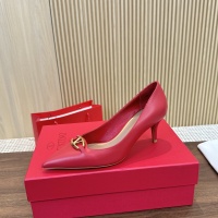 $102.00 USD Valentino High-Heeled Shoes For Women #1259175