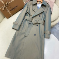 $202.00 USD Burberry Trench Coat Long Sleeved For Women #1260025