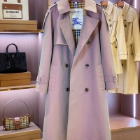 $202.00 USD Burberry Trench Coat Long Sleeved For Women #1260026