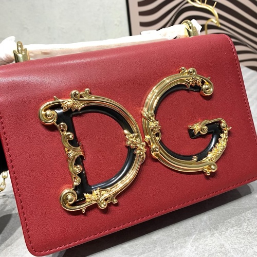 Replica Dolce & Gabbana D&G AAA Quality Messenger Bags For Women #1267013 $105.00 USD for Wholesale