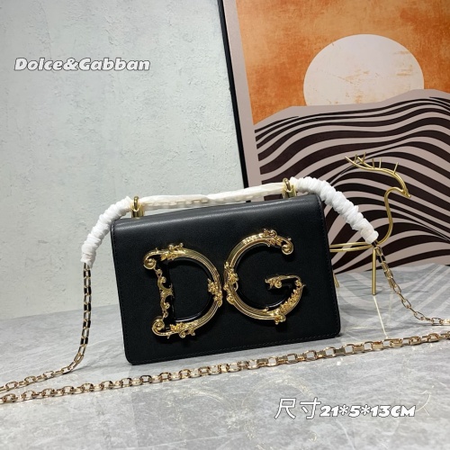 Replica Dolce &amp; Gabbana D&amp;G AAA Quality Messenger Bags For Women #1267015, $105.00 USD, [ITEM#1267015], Replica Dolce &amp; Gabbana D&amp;G AAA Quality Messenger Bags outlet from China