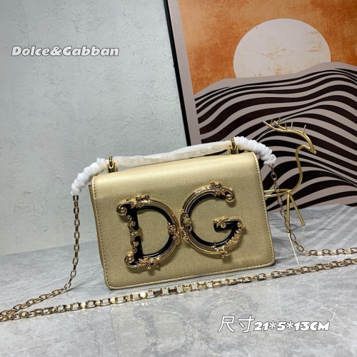 Replica Dolce &amp; Gabbana D&amp;G AAA Quality Messenger Bags For Women #1267016, $105.00 USD, [ITEM#1267016], Replica Dolce &amp; Gabbana D&amp;G AAA Quality Messenger Bags outlet from China