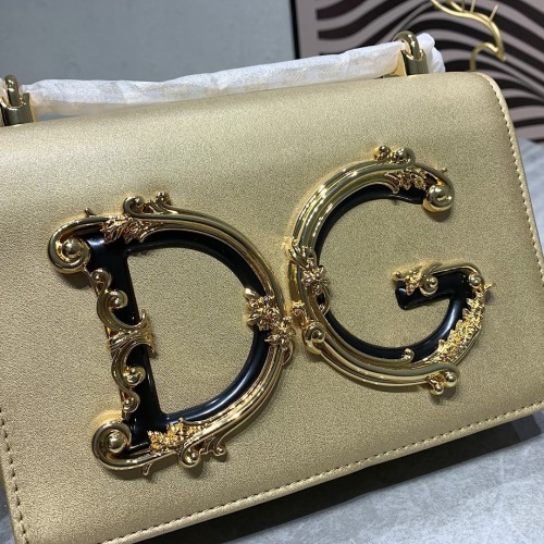 Replica Dolce & Gabbana D&G AAA Quality Messenger Bags For Women #1267016 $105.00 USD for Wholesale