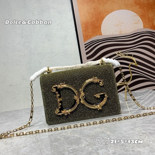 Replica Dolce &amp; Gabbana D&amp;G AAA Quality Messenger Bags For Women #1267017, $105.00 USD, [ITEM#1267017], Replica Dolce &amp; Gabbana D&amp;G AAA Quality Messenger Bags outlet from China