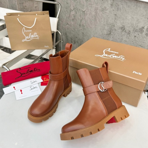 Replica Christian Louboutin Boots For Women #1267055, $112.00 USD, [ITEM#1267055], Replica Christian Louboutin Boots outlet from China