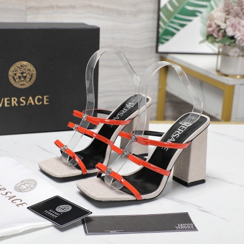 Replica Versace Sandal For Women #1267111, $112.00 USD, [ITEM#1267111], Replica Versace Sandal outlet from China