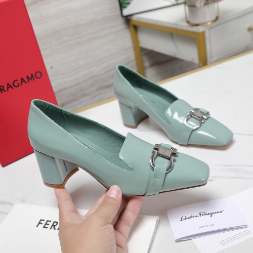 Replica Salvatore Ferragamo High-Heeled Shoes For Women #1267139 $108.00 USD for Wholesale