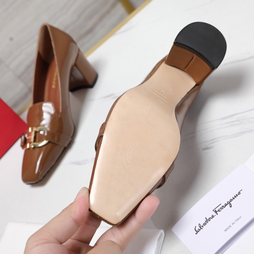 Replica Salvatore Ferragamo High-Heeled Shoes For Women #1267141 $108.00 USD for Wholesale