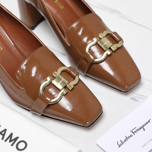 Replica Salvatore Ferragamo High-Heeled Shoes For Women #1267141 $108.00 USD for Wholesale