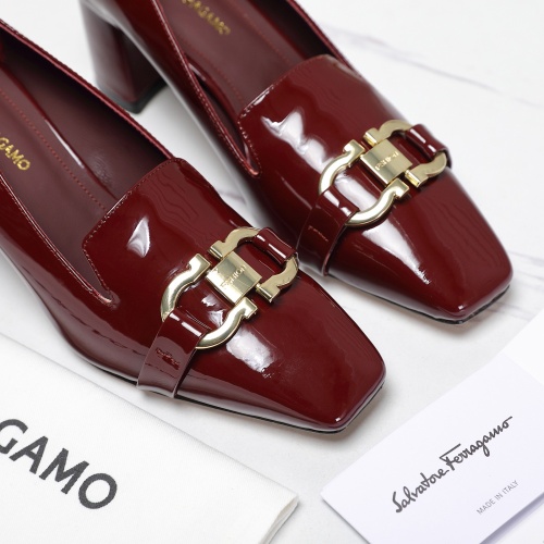 Replica Salvatore Ferragamo High-Heeled Shoes For Women #1267142 $108.00 USD for Wholesale