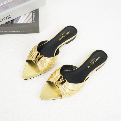 Replica Yves Saint Laurent YSL Slippers For Women #1267162, $85.00 USD, [ITEM#1267162], Replica Yves Saint Laurent YSL Slippers outlet from China