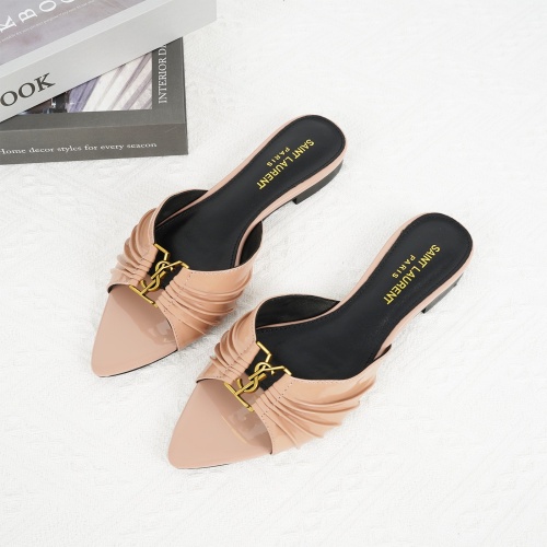 Replica Yves Saint Laurent YSL Slippers For Women #1267170, $85.00 USD, [ITEM#1267170], Replica Yves Saint Laurent YSL Slippers outlet from China