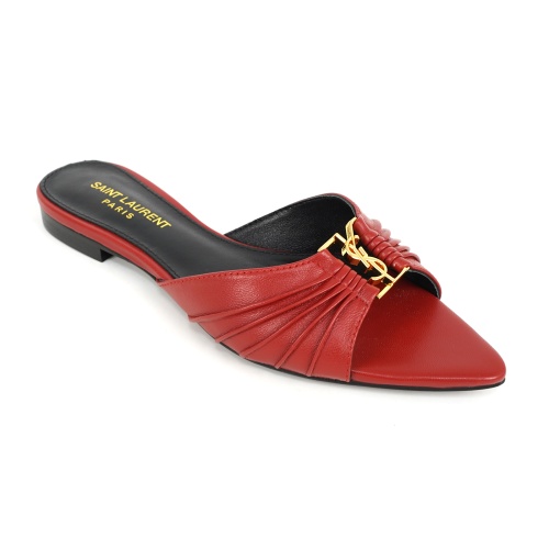 Replica Yves Saint Laurent YSL Slippers For Women #1267179 $85.00 USD for Wholesale