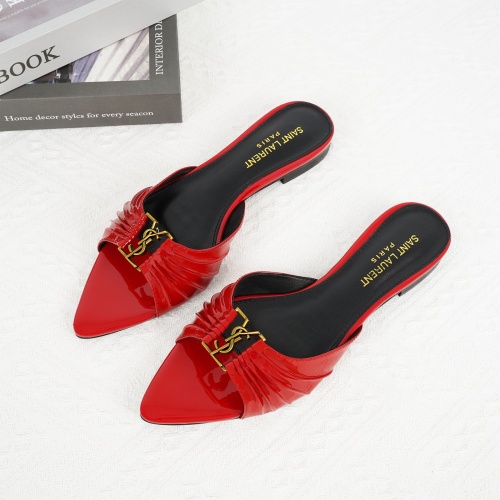 Replica Yves Saint Laurent YSL Slippers For Women #1267180, $85.00 USD, [ITEM#1267180], Replica Yves Saint Laurent YSL Slippers outlet from China